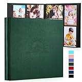 DazSpirit Fotoalbum 10x15 600 Fotos, Einsteckalbum mit Lederhülle & eleganter...