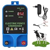 12V Weidezaungerät mit LED Anzeige, 2Joule 12kV Wasserdicht Elektrischer...