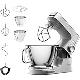 Kenwood Titanium Chef Baker KVC85.004SI Küchenmaschine mit integrierter Waage,...