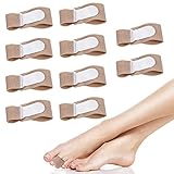 Firtink 10 Stücke Hammerzehen Zeh Schiene Bandage Hammerzehen Zehenbandage Toe Splints...