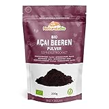 Bio Acai Pulver – 200 g gefriergetrocknetes Acai-Beeren Pulver (Freeze-Dried) aus...
