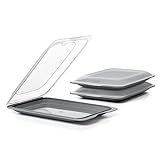 TATAY Set 3 Aufschnittbox stapelbar – Frischhaltedosen mit Deckel, BPA-frei,...