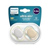 Philips AVENT ultra air Schnuller - 2er Pack, BPA-freier, atmungsaktiver Schnuller für...