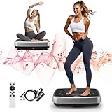 MOSUNY Vibrationsplatte, 2025 Verbesserte Vibrationsplatte mit Doppelmotoren für...