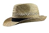 Black Jungle Varadero Strohhut Natur Sommerhut Strohhüte Havanna Hut Unisex Bogart...