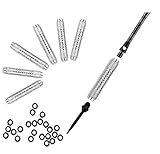 HERZWILD Dart Barrels Set Dart gummiring Dart zubehör (Silber B)