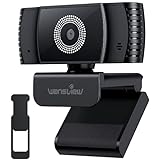 wansview Webcam mit Mikrofon,1080P Autofokus Webcam für PC und Laptop mit...