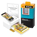 KODAK Dock Plus 4PASS Mobiler Fotodrucker (10x15cm) + Paket mit 90 Blatt