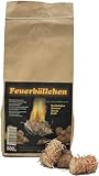 Feuerbällchen - das Original - zum Anzünden von Kachelofen, Kamin, Herd, Grill,...