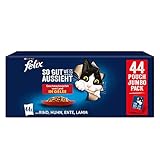 FELIX So gut wie es aussieht Geschmacksvielfalt vom Land in Gelee Katzennassfutter 44x85g...