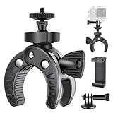 UTEBIT Kamerahalterung Fahrrad Klemme mit 1/4 Zoll Schraube, 360 Grad Drehbar...