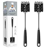 MR.SIGA Langgriff-Flaschenbürste, Gläserbürste,Reinigungsbürste für...
