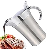 Kaxenig Sauciere mit Deckel, Isolierte Sauciere, Isolierter Milchkännchen-Soßenwärmer...
