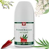 SwissMedicus Pferdebalsam mit hanf - Roll-On 90 ml - intensive Wärme - Aktivgel für...