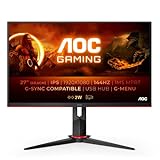 AOC Gaming 27G2U - 27 Zoll FHD Monitor, 144 Hz, 1ms, FreeSync Premium (1920x1080, HDMI,...
