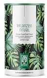NATURTREU® Superfood Pulver vegan Pflanzenritual - 450g Smoothie Pulver, Greens Pulver...