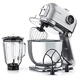 Arendo - Universal Küchenmaschine Knetmaschine inkl. Standmixer - 1200 W - digital -...