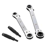 Lurrose 1 Satz Ratschenschlüssel tatsächl torque Spanners Air conditioning tool...