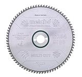 Metabo Sägeblatt Multi Cut - Professional, 254 x 2,4/1,8 x 30, Z80 FZ/TZ, 5°...