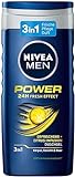 NIVEA MEN Power Duschgel (250 ml), pH-hautfreundliche Pflegedusche mit vitalisierendem...