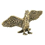 GRIRIW Messing-Papagei-Ornament Papageienstatue simulieren Lebensecht Büro Messing...