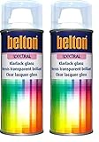belton spectRAL Lackspray NC Klarlack farblos, glänzend, 400 ml - Profi-Qualität...