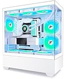 FOIFKIN PC Gehäuse - Vorinstallierter 5 PWM ARGB-Lüfter, ATX Mid-Tower Gaming...