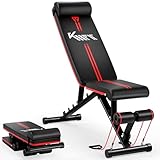 KM Fit klappbare Hantelbank Multifunktion Training Fitness Bank | 6-fach verstellbare...