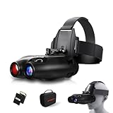 Kopfmontierte Nachtsichtbrille, 984FT Infrarot-Nachtsicht-Fernglas, Freisprecheinrichtung,...