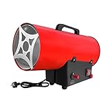 Froadp 10kW Gasheizgebläse aus Edelstahl mit 700mbar Druckminderventil und...