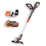 Fuxtec Rasentrimmer mit Akku 20V FX-E1RT20 Elektrische Motorsense inkl. 2Ah...