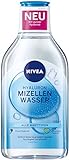 NIVEA Hydra Skin Effect Mizellenwasser (400 ml), pflegendes Hyaluron Mizellenwasser für...