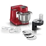 Bosch Küchenmaschine Serie 2 MUMS2ER01, Edelstahl-Schüssel 3,8 L,...