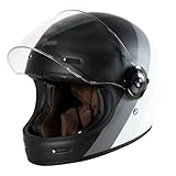 ORIGINE Integral-Motorradhelm im Cafe-Racer-Stil aus Glasfaser ECE-geprüft mit...