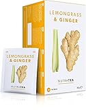Nutra Tea - Zitronengras & Ingwertee - 120 Teebeutel - Kräutertee - (6er-Pack)