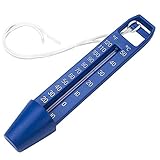 Pool Thermometer schwimmendes skaliertes Wasserthermometer mit Tragbarer 0-50 ℃...