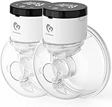 Elektrische Milchpumpe Tragbar 2Stk, Bellababy Milchpump Tragbare...