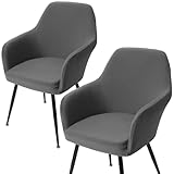 MEIVINES Stuhlhussen Stretch Stuhlbezug Sesselbezug 2er Set Stuhlhussen Schwingstühle mit...