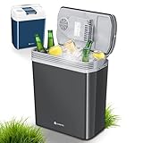 Juskys elektrische Kühlbox 24 Liter 12 V / 230 V für Auto, LKW, Reisemobil, Camping -...