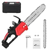 12 Zoll Akku Kettensäge kompatibel mit Makita 18V Akku, Kabellose Tragbare...