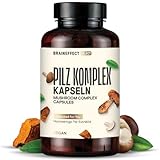 Pilz Komplex Premium - Reishi, Hericium, Chaga, Shiitake, Cordyceps, Maitake &...
