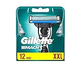 GILLETTE MACH3 RASIERKLINGEN; KLINGEN NEU - 12er Pack XXL