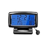 Digital Auto Thermometer Uhr, Asudaro Auto Digitaluhr LCD-Autouhr-Thermometer Auto...