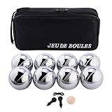 Engelhart - 010203 - Transporttasche mit 8 Boules Pétanque - Inklusive Distanzmesser -...