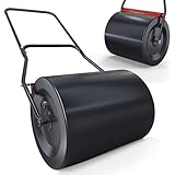 ONBEST Profi Rasenwalze – 60 Liter – befüllbar mit Sand oder Wasser – Walze aus...