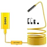 Kabelloses Endoskop, IP68 wasserdichtes WLAN-Endoskop, 2 MP, 1080p, HD-Schlangenkamera...