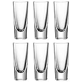 Leonardo Gilli Grappa-Glas, Schnaps-Becher aus Glas, spülmaschinengeeignete...