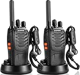 Walkie Talkie PMR446 Lizenzfrei, professionelles Funkgerät, 16 Kanäle, extrem...