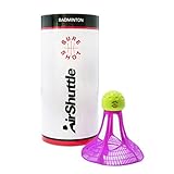 Sure Shot Air Badminton-Outdoor-Federball, 6 Stück, Rosa / Grün / Weiß