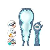 Easy Jar Flaschenöffner Kit, 5in1 und 4in1 Multifunktionsglasöffner, einfach...